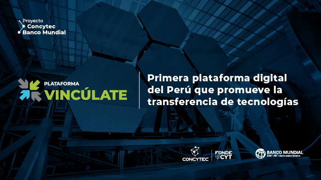 Primera plataforma digital del Perú que promueve la transferencia de tecnologías